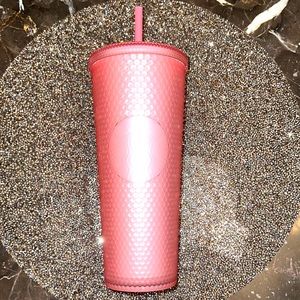 COPY - Starbucks | Spring 2022 🌸🌷 Venti Pink Translucent Studded Tumbler NEW!